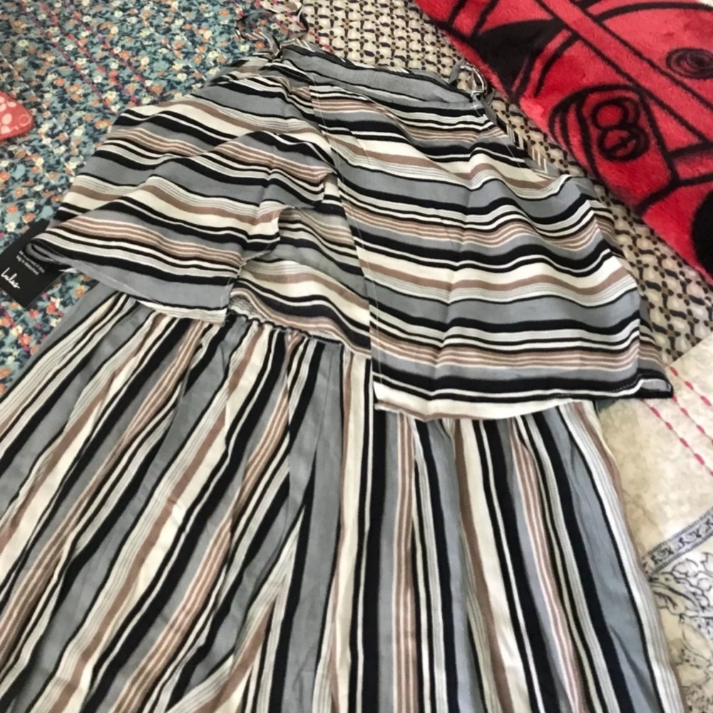 Two piece striped outfit